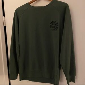 Fleece Collection Men's Forest Green Crewneck Sweater M